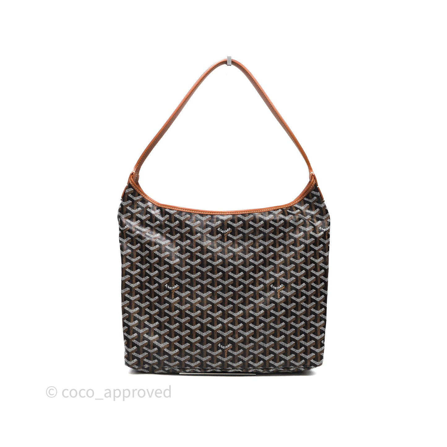 Goyard Bohème Hobo Bag Black & Tan