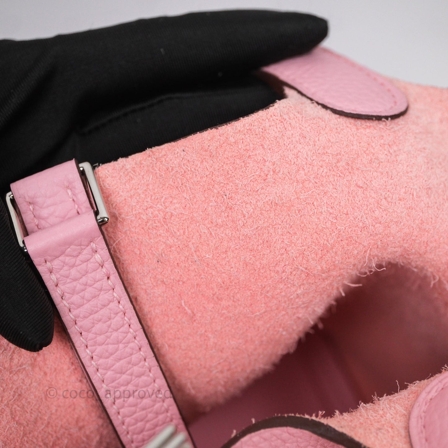 Hermès Picotin 18 Rose Sakura 3Q Clemence Palladium Hardware