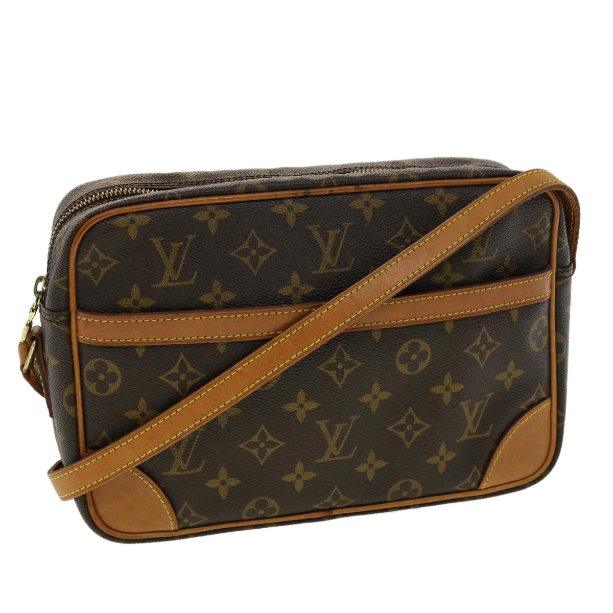 LOUIS VUITTON Monogram Trocadero 27 Shoulder Bag M51274 LV 32666
