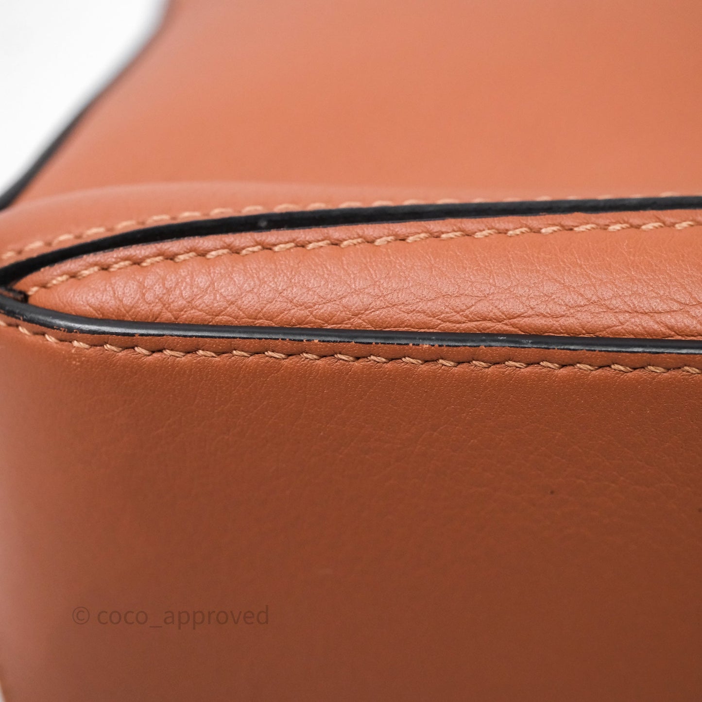 Loewe Small Puzzle Bag Tan Calfskin Gold Hardware