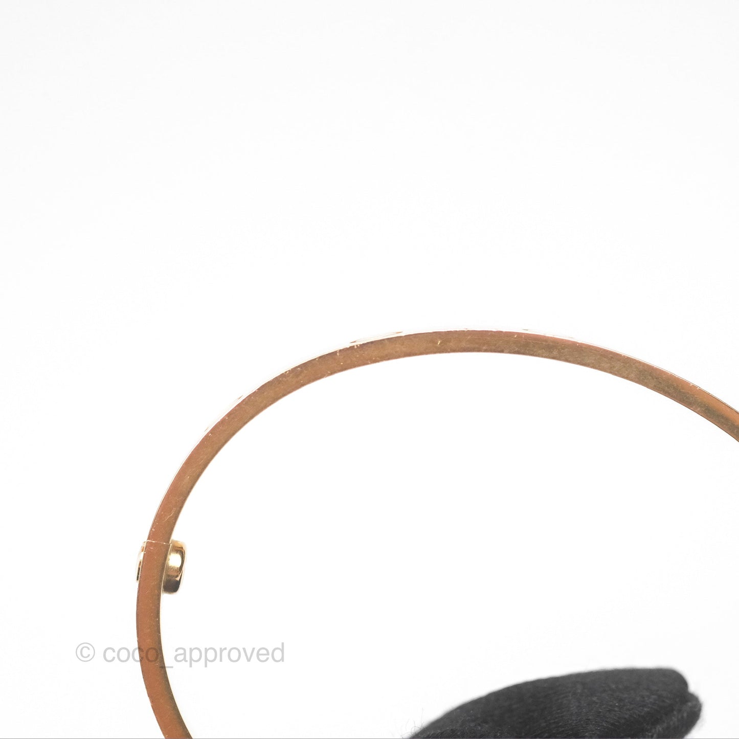 Cartier Love Bracelet Rose Gold Size 16
