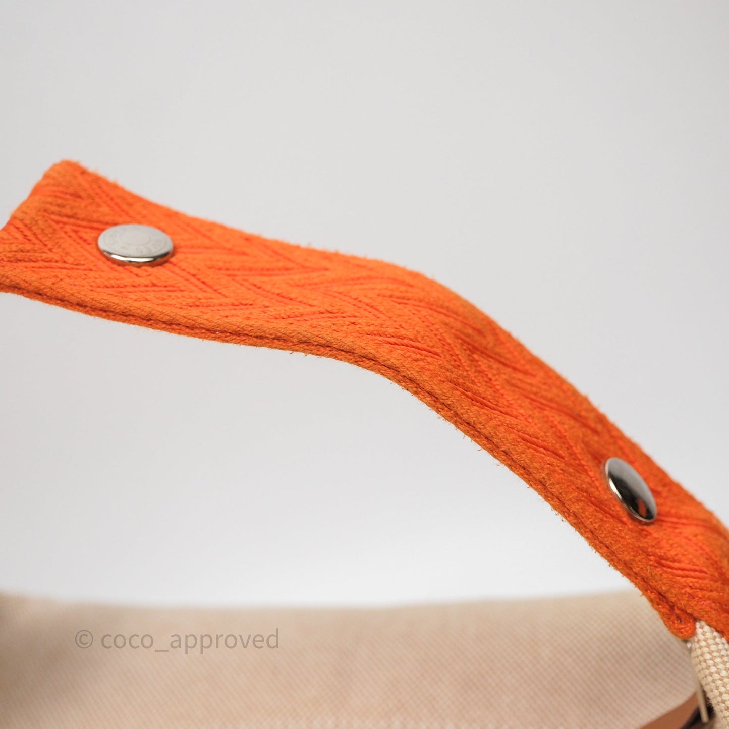 Hermès Small Bride-A-Brac Natural Orange Canvas