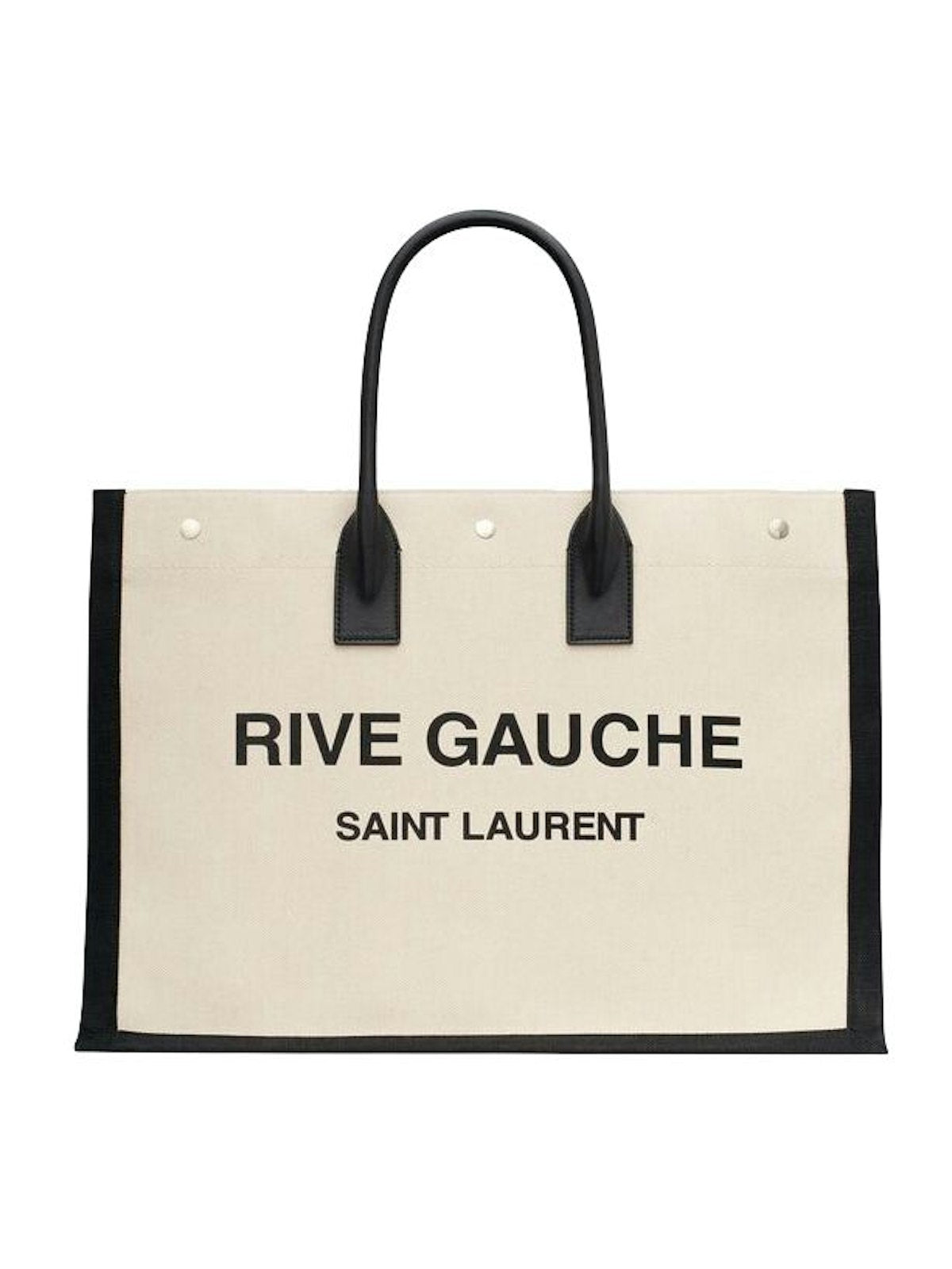Luxury Saint Laurent Women's Rive Gauche Large Tote Bag in Beige | 509415FAAVU Color 9083