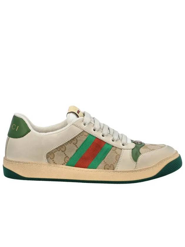 Luxury Gucci Trending 2025 GG Screener Canvas Low Top Sneakers