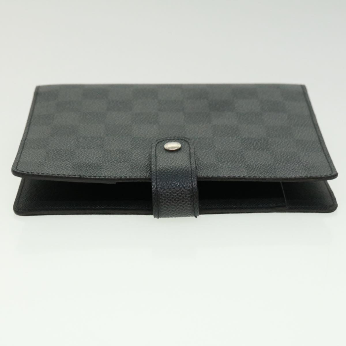 LOUIS VUITTON Damier Graphite Agenda MM Day Planner Cover R20242 LV 32756