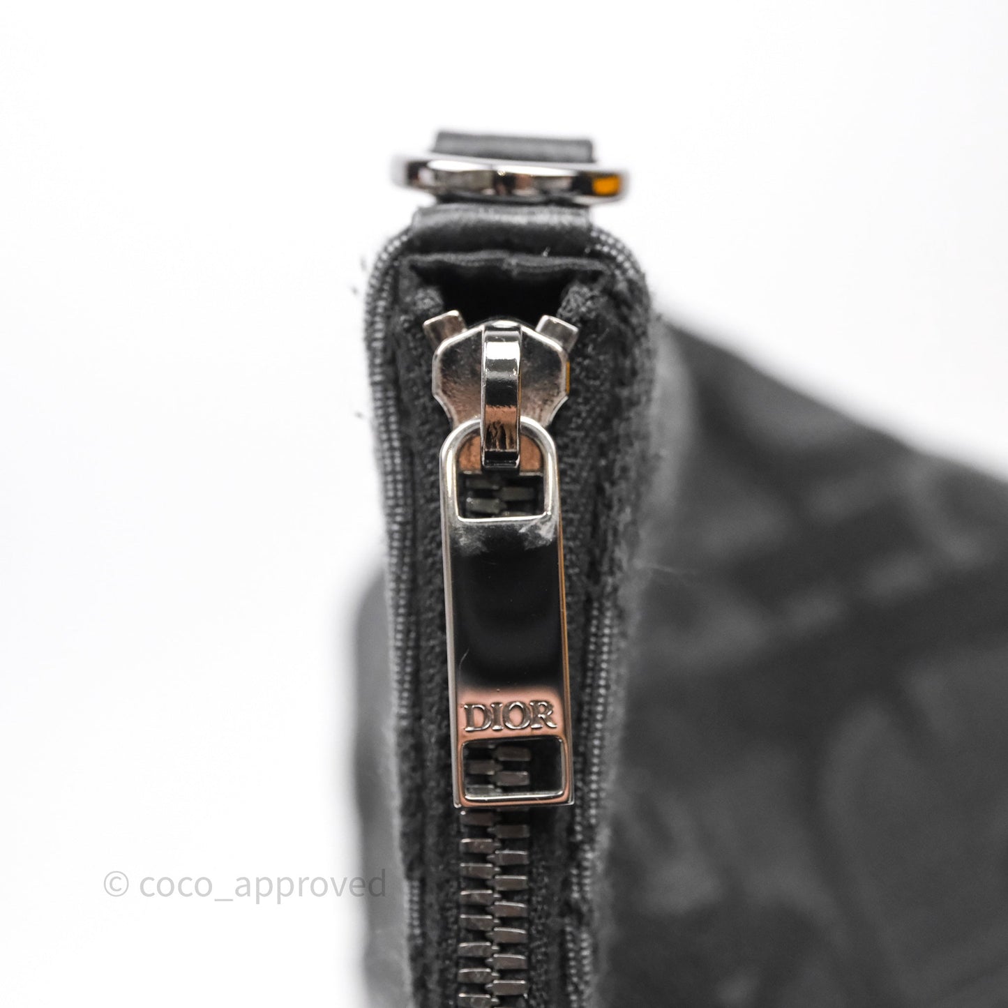 Christian Dior Oblique Jacquard Weekender Black Bag