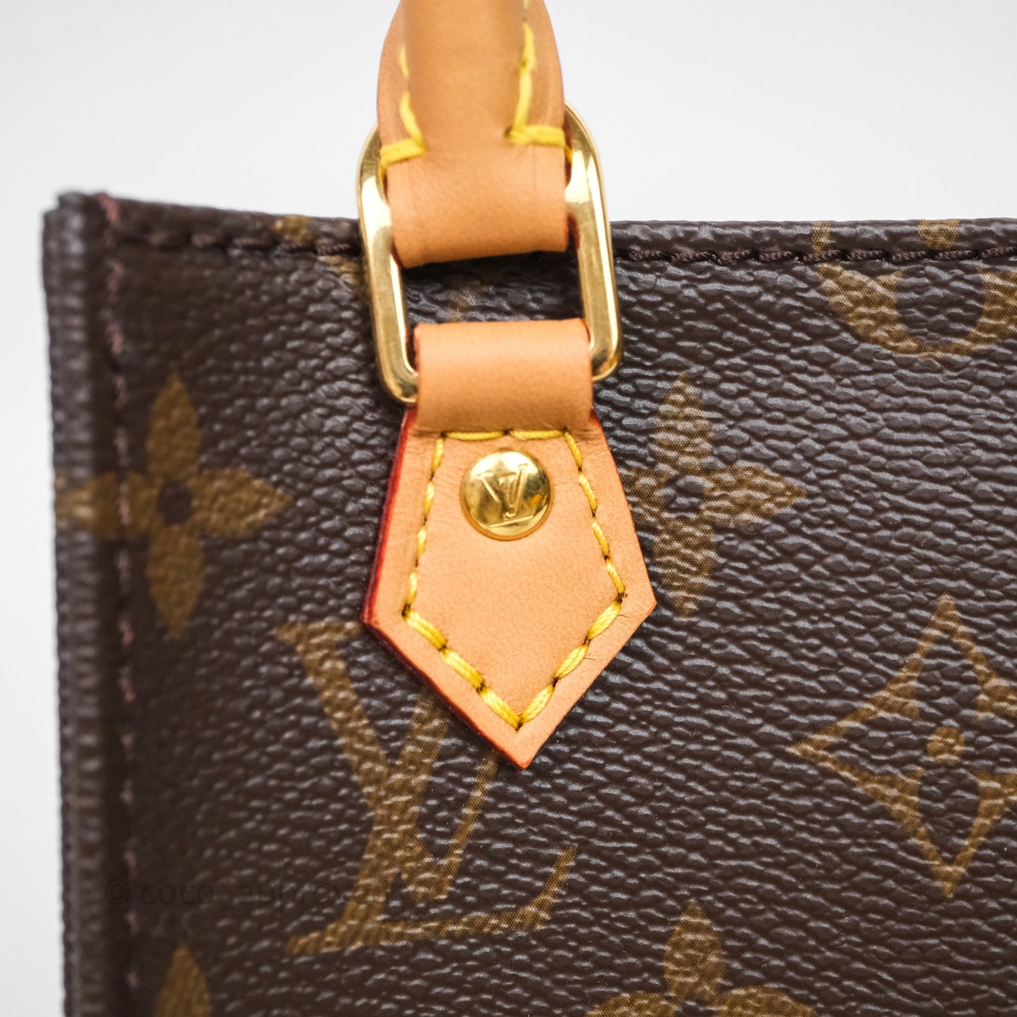 Louis Vuitton Petit Sac Plat Bag Monogram Canvas