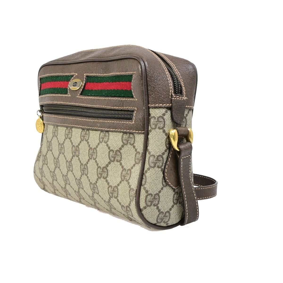 Luxury Gucci Trending 2025 Sherry  Canvas Shoulder Bag