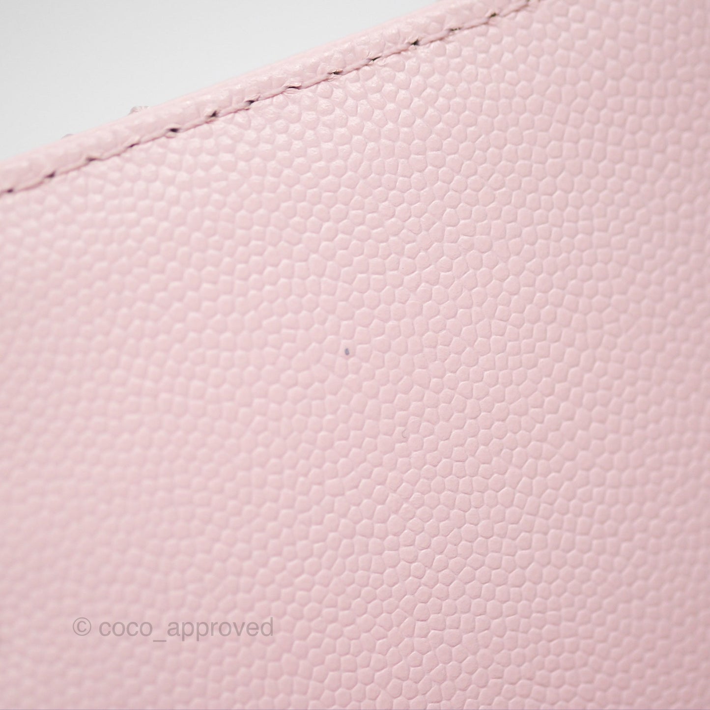 Chanel Small Coco Handle Light Pink Caviar Gold Hardware