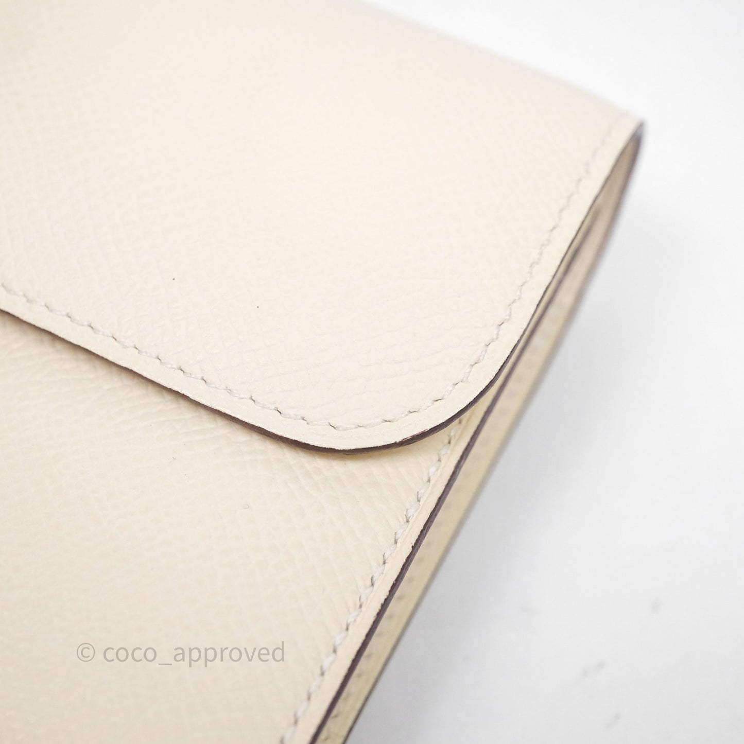 Hermès Constance To Go Wallet Nata I2 Epsom Palladium hardware