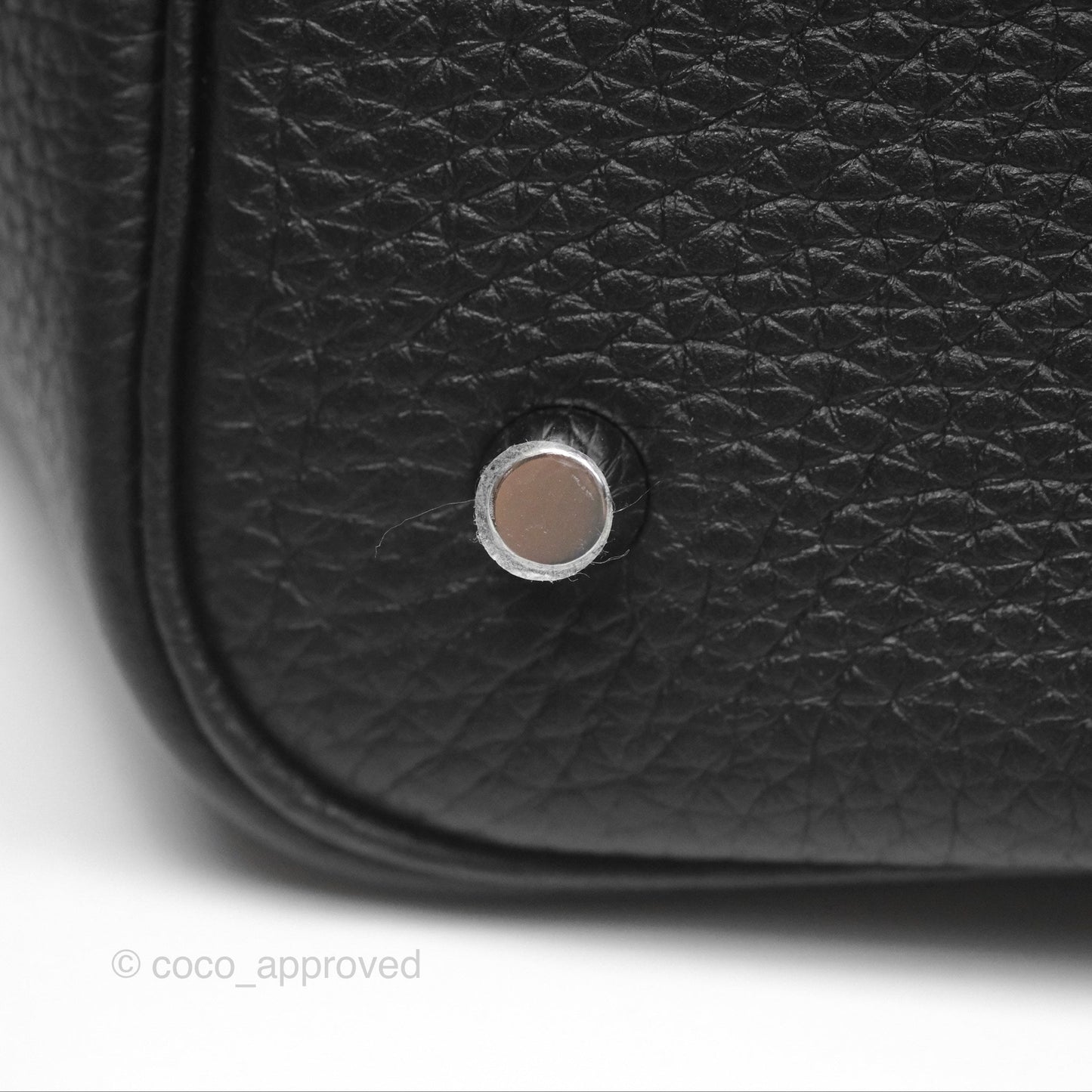 Hermès Picotin 22 Stitch Black Clemence Palladium Hardware