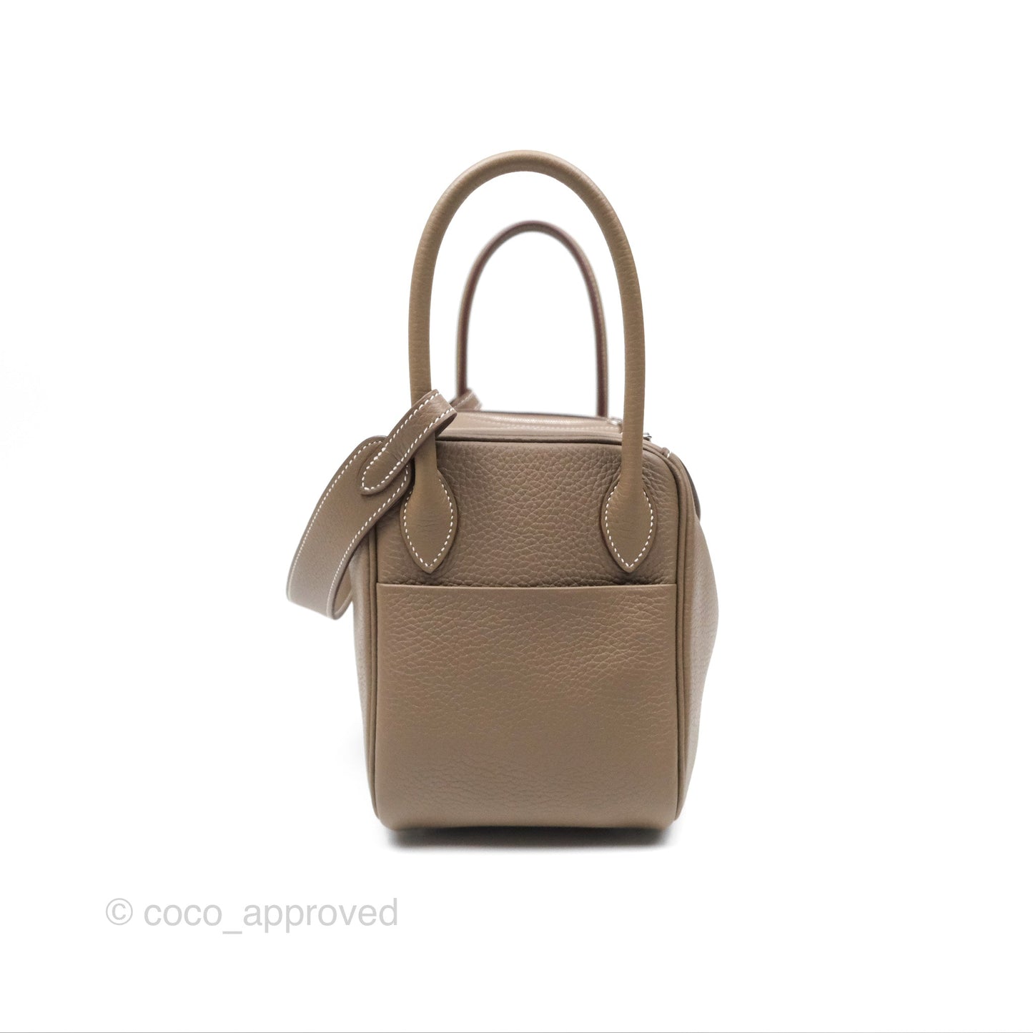 Hermès Lindy 26 Etoupe 18 Clemence Palladium Hardware