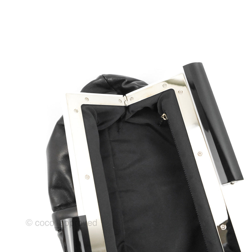 Chanel Puffy Clutch Black