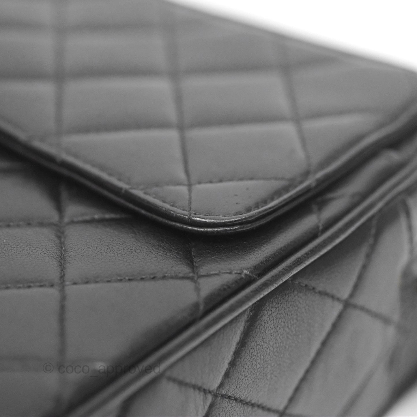 Chanel Vintage Camera Bag Black Lambskin 24K Gold Hardware