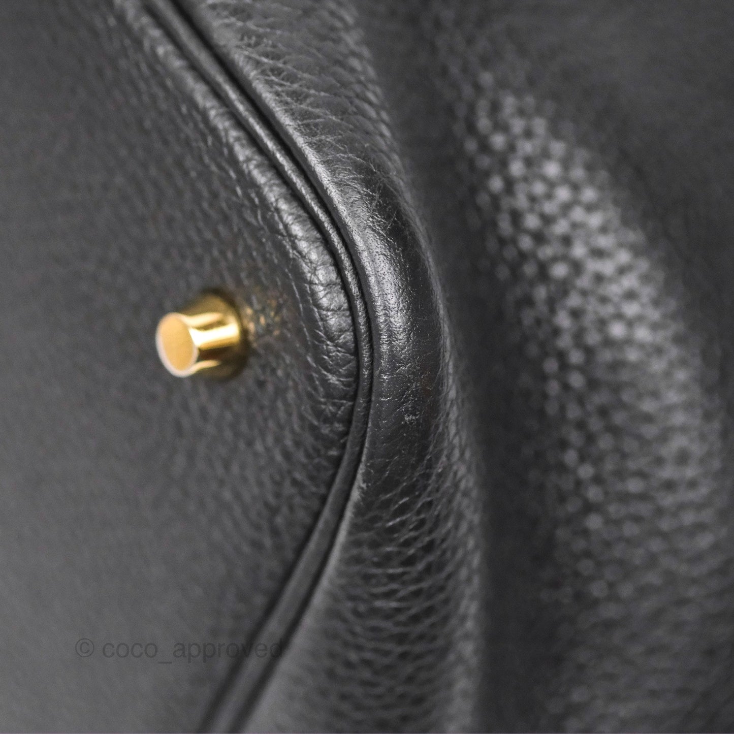 Hermès Picotin 22 Black Noir 89 Clemence Gold Hardware