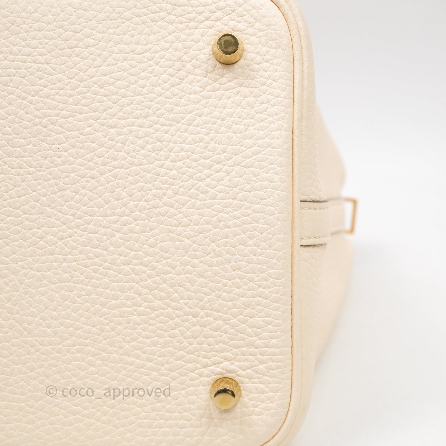 Hermès Picotin 22 Nata I2 Clemence Gold Hardware