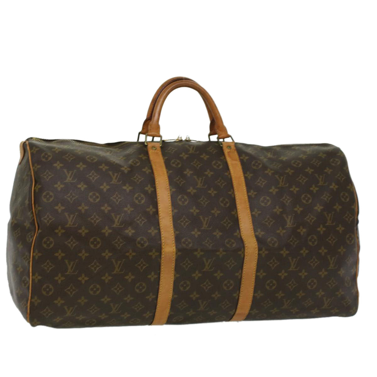 LOUIS VUITTON Monogram Keepall 60 Boston Bag M41422 LV 32952