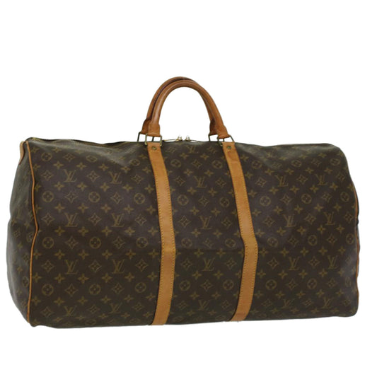 LOUIS VUITTON Monogram Keepall 60 Boston Bag M41422 LV 32952