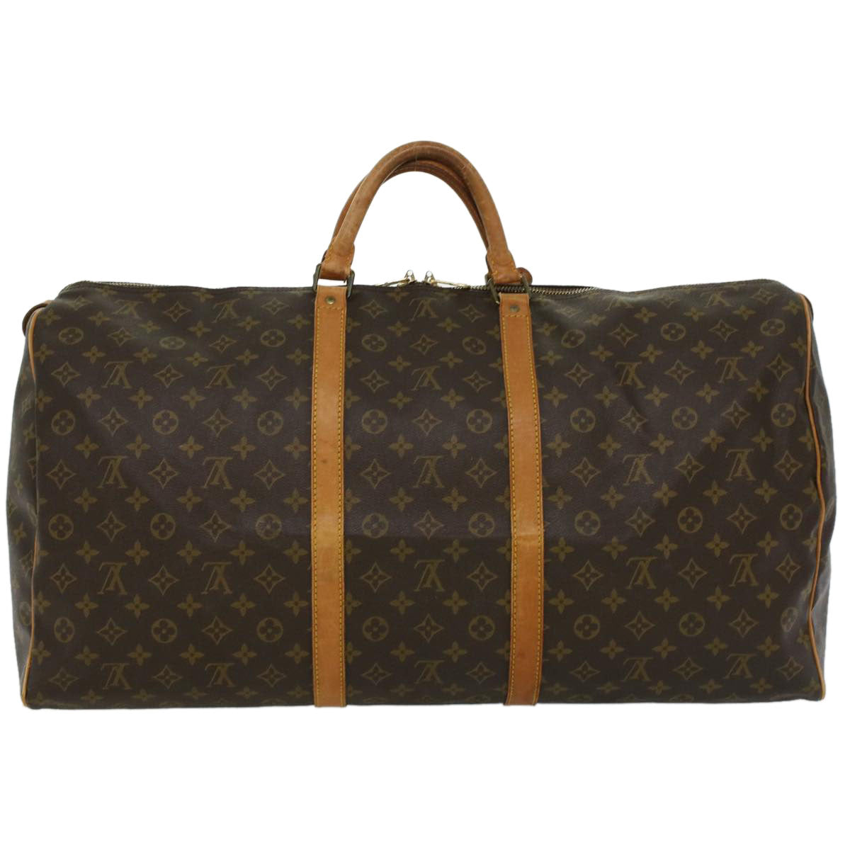 LOUIS VUITTON Monogram Keepall 60 Boston Bag M41422 LV 32957