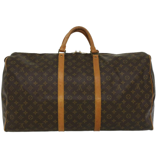 LOUIS VUITTON Monogram Keepall 60 Boston Bag M41422 LV 32957