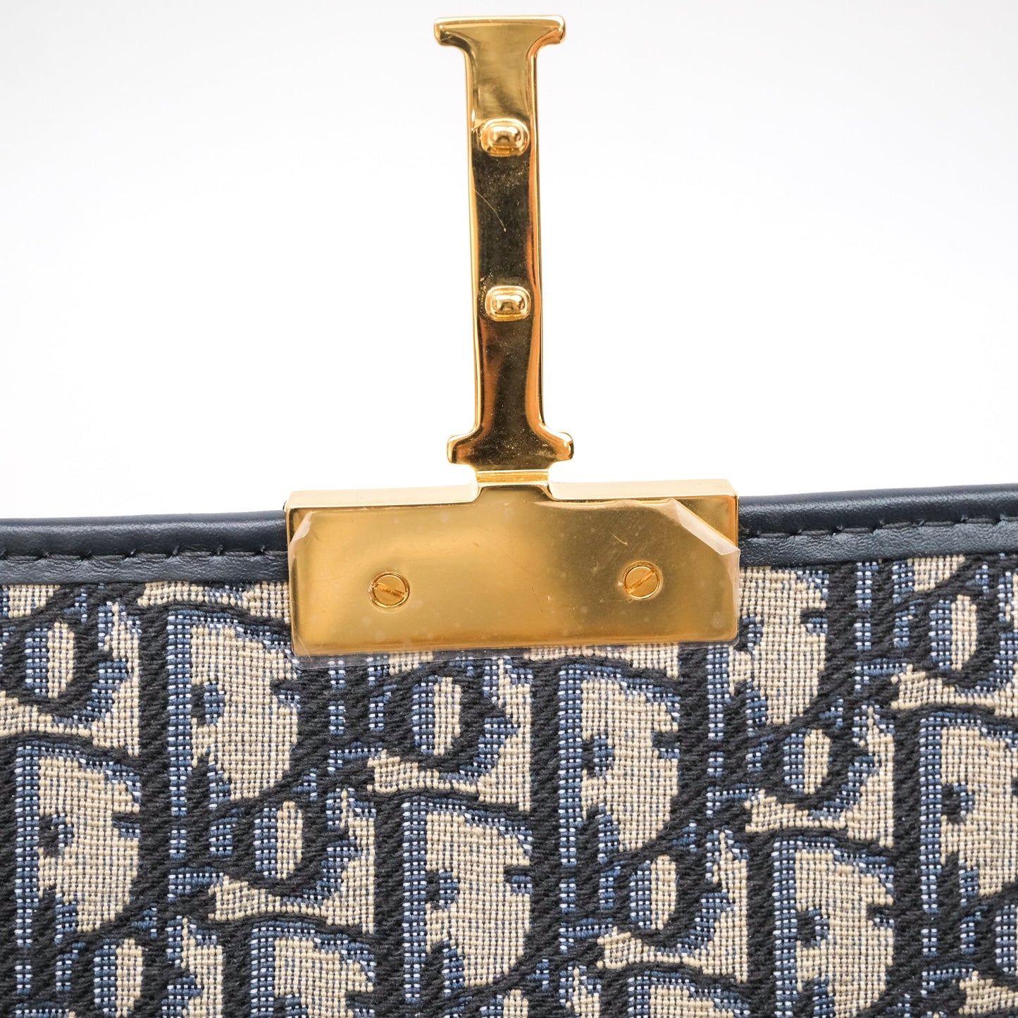 Christian Dior 30 Montaigne Bag Blue Dior Oblique Jacquard Dior