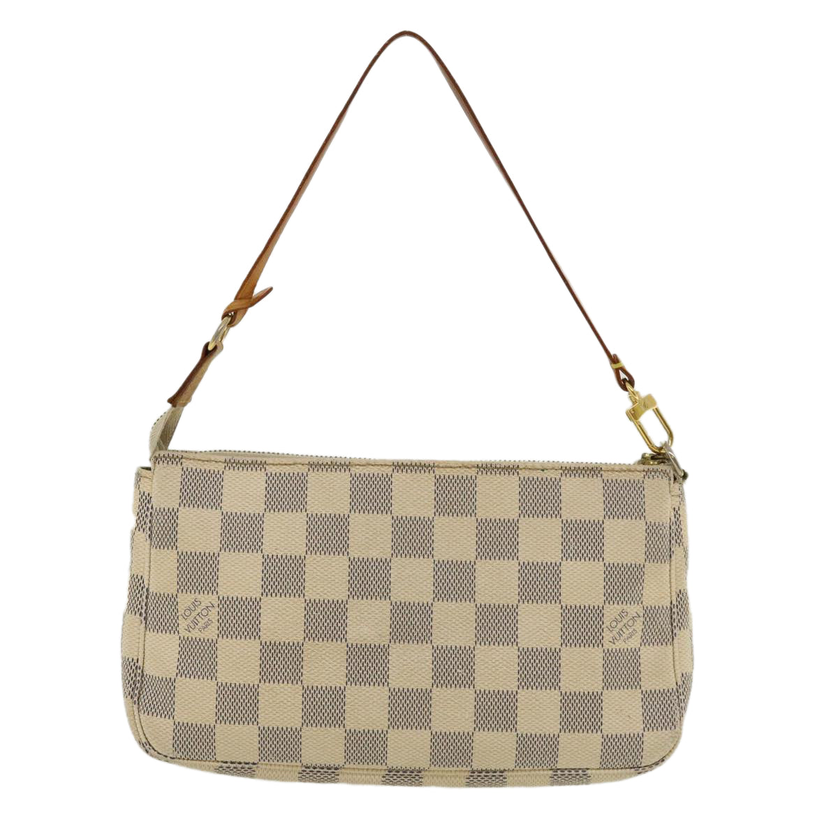 LOUIS VUITTON Damier Azur Pochette Accessoires Pouch N41207 LV 32967