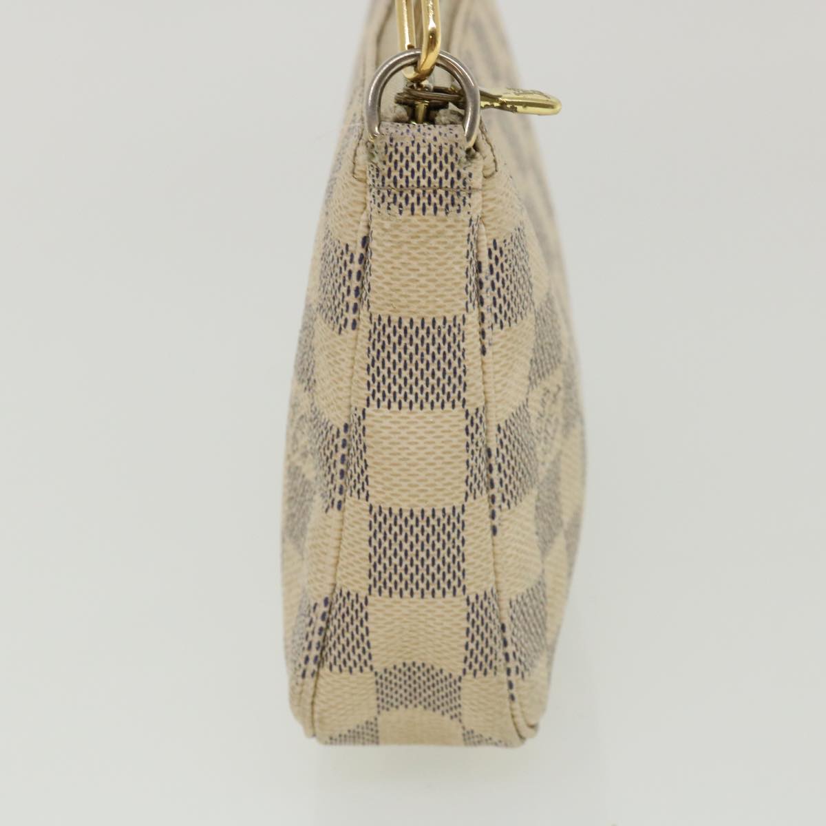 LOUIS VUITTON Damier Azur Pochette Accessoires Pouch N41207 LV 32967