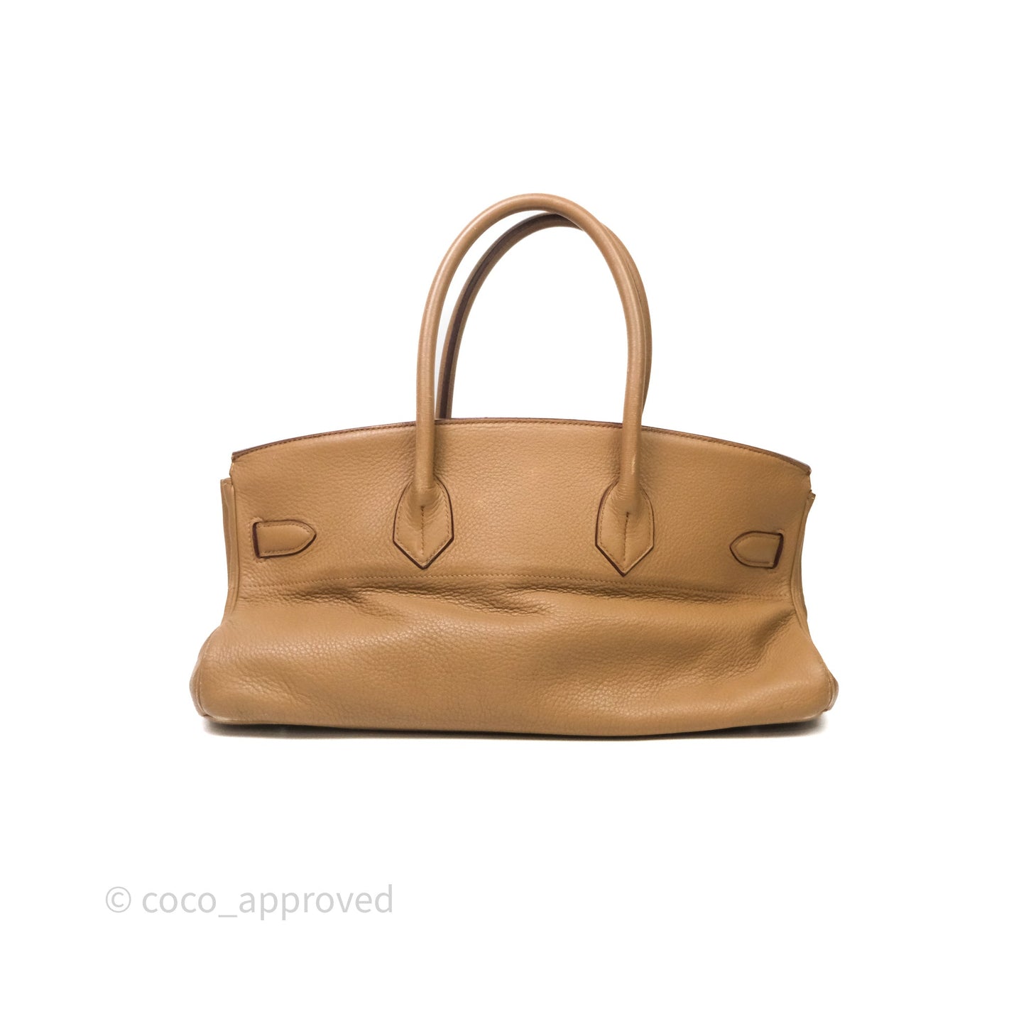 Hermès Birkin JPG Shoulder Bag 42 Tabac Camel 24 Palladium Hardware