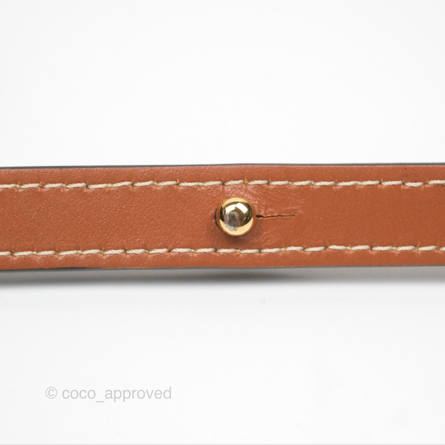 Celine Mini Triomphe Tan Canvas Calfskin