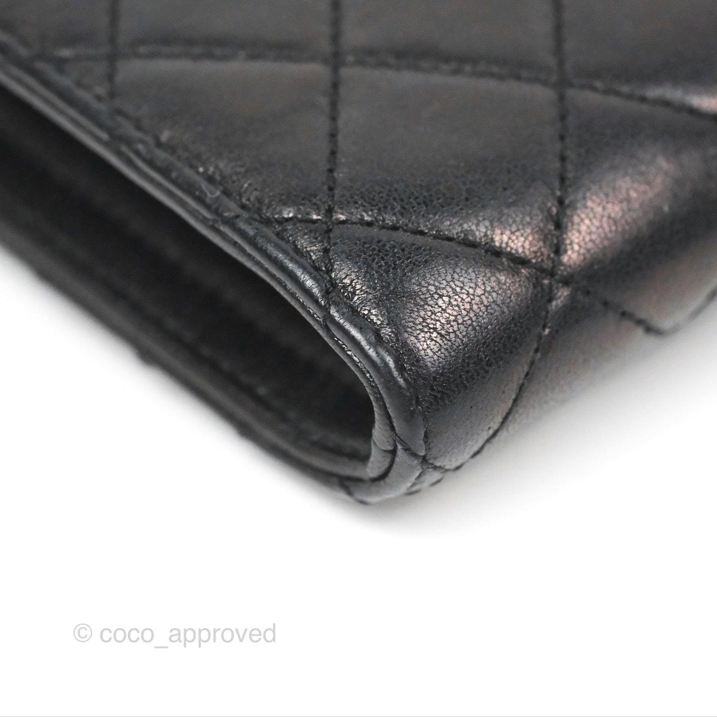 Chanel Coco Midnight Clutch Black Lambskin Gold Hardware