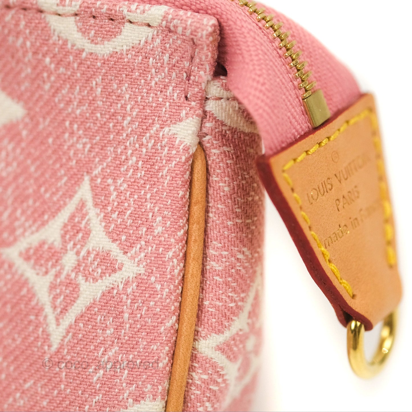 Louis Vuitton Micro Pochette Accessories Rose Denim