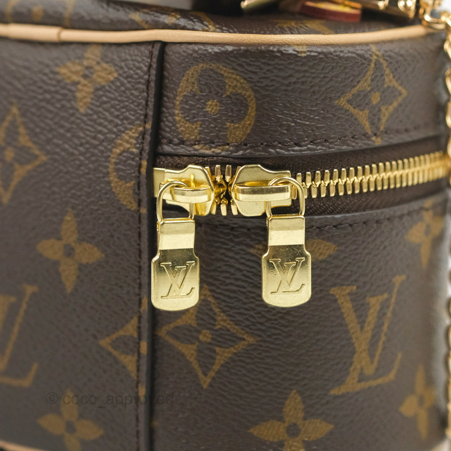 Louis Vuitton Nano Nice Monogram with Twilly