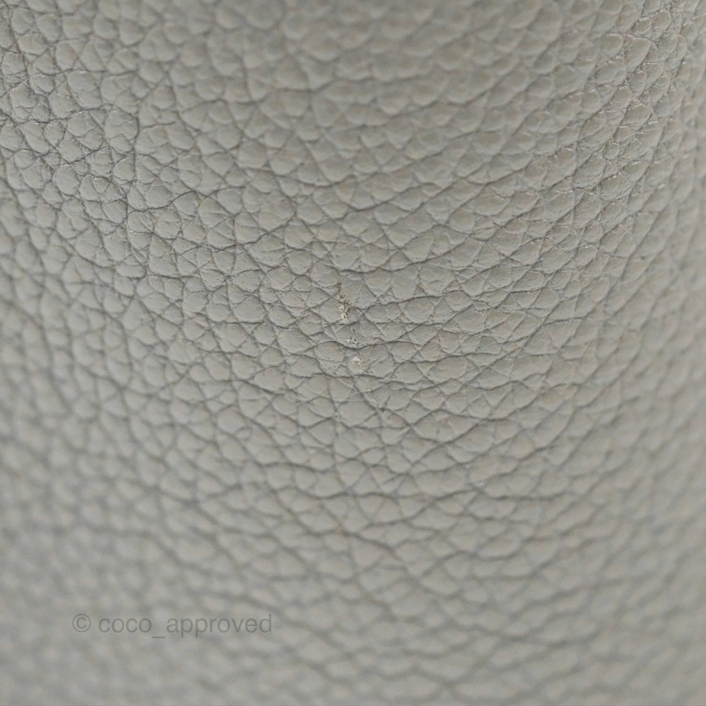 Celine Sangle Bucket Bag Grained Calfskin Grey