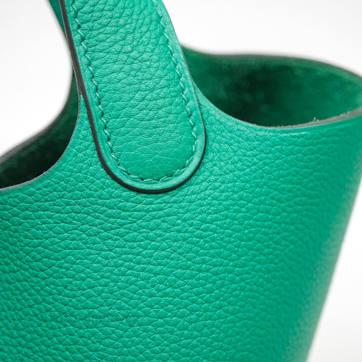 Hermes Picotin 18 Vert Jade O6 Clemence Palladium Hardware
