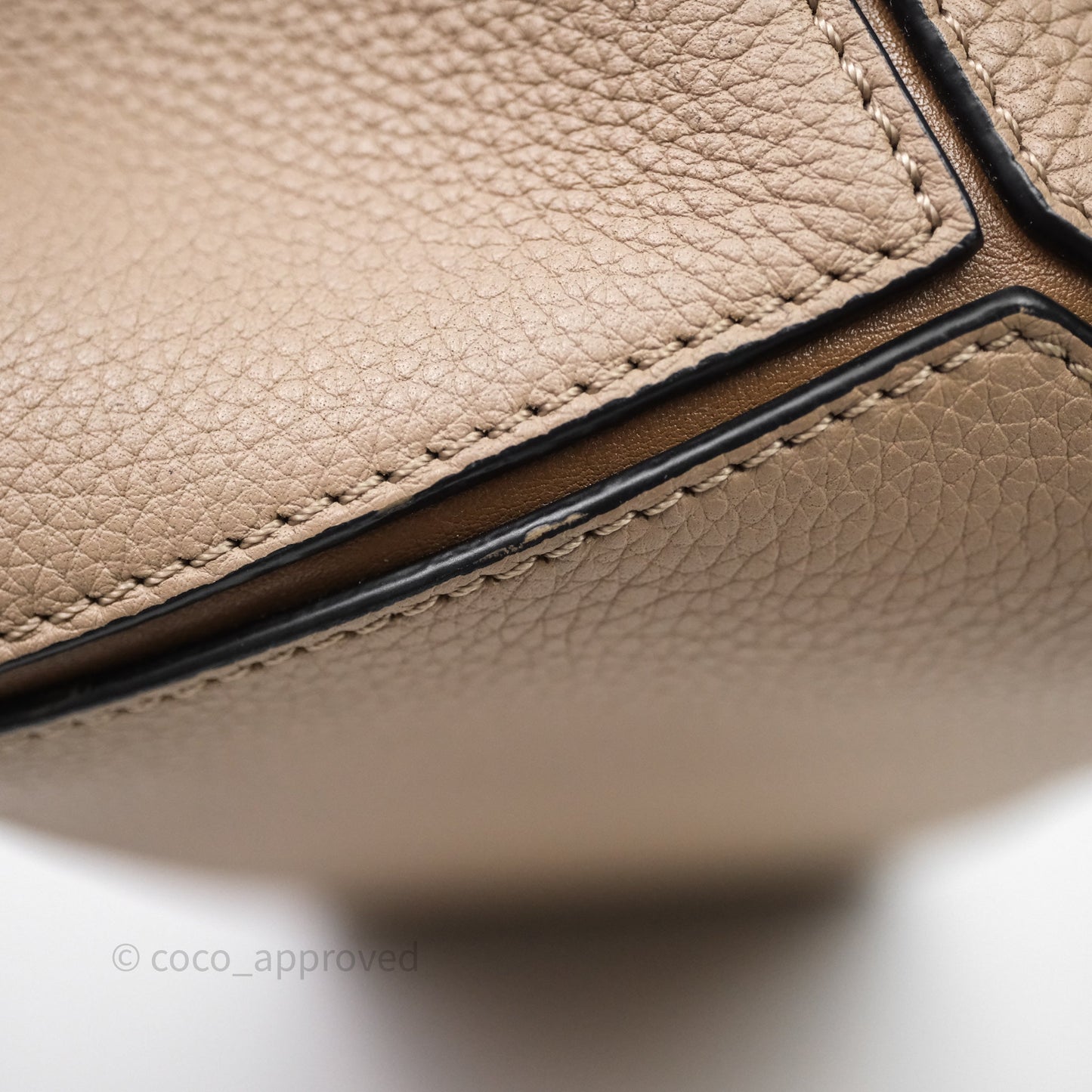 Loewe Small Puzzle Bag Sand Mink Grained Calfskin