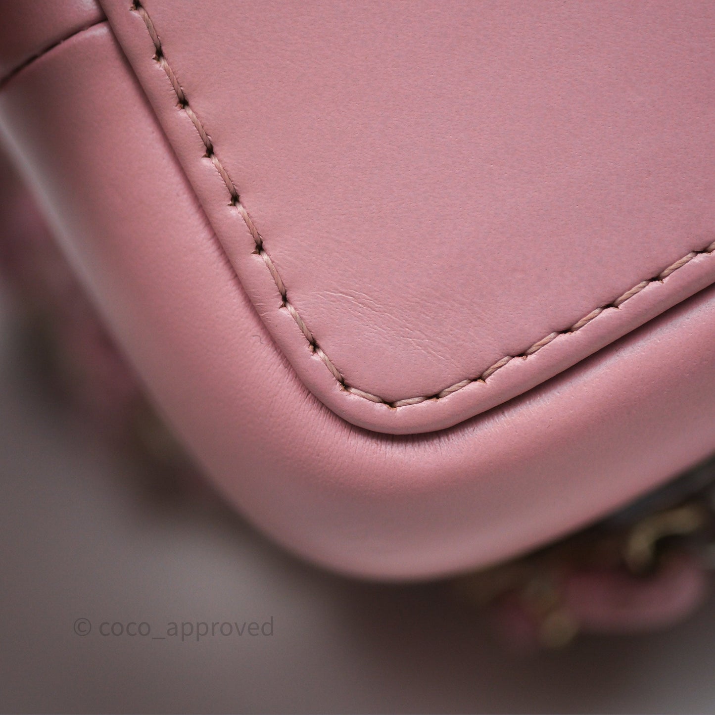 Chanel Gabrielle Small Backpack Pink Tweed Aged Calfskin