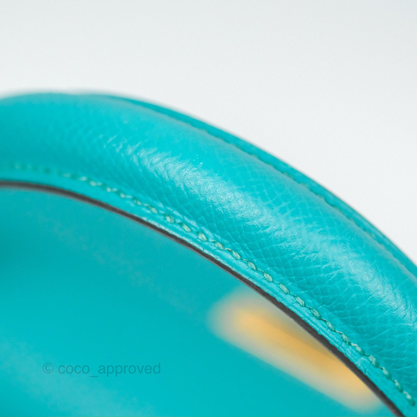 Hermès Sellier Kelly 28 Bleu Paon Epsom Gold Hardware