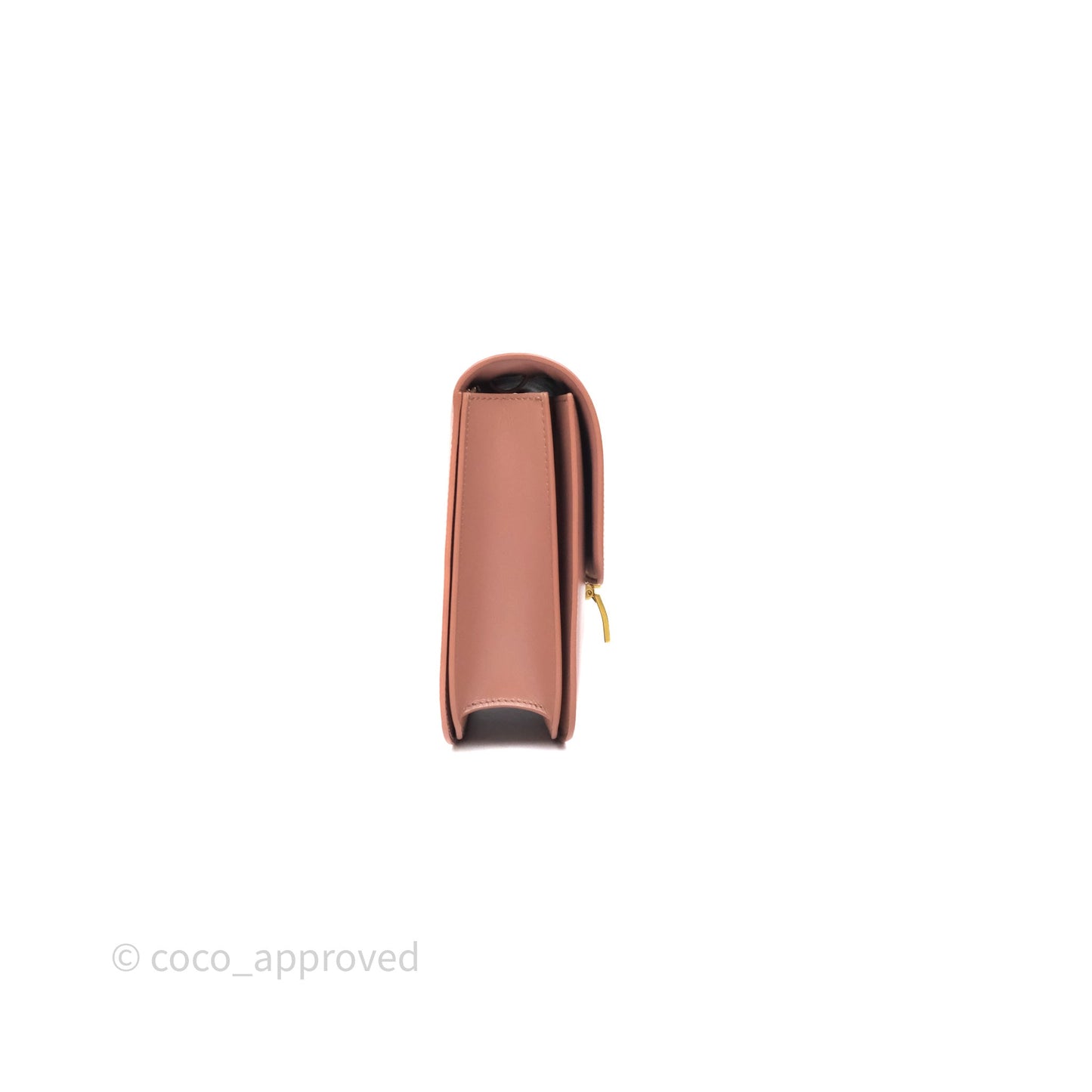 Celine Rose Box Medium Calfskin Bag Gold Hardware