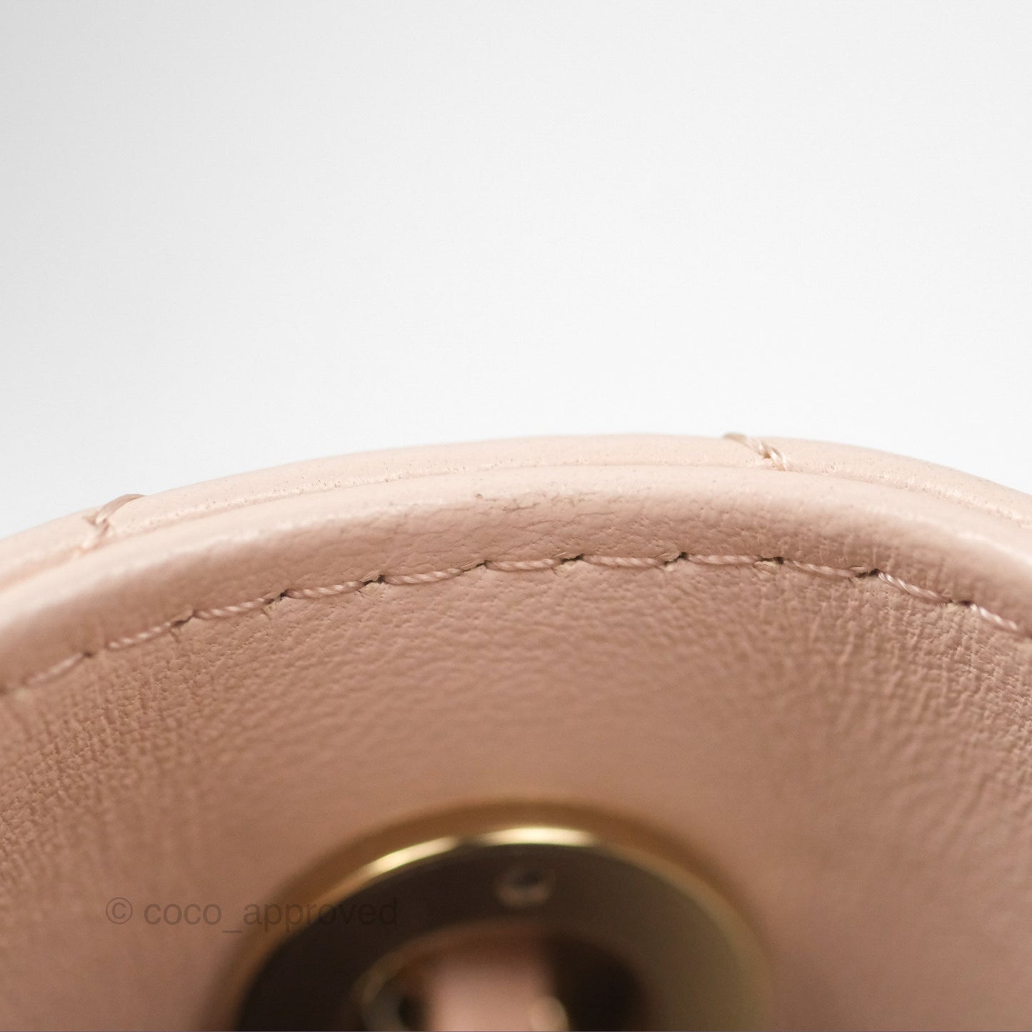 Chanel Mini Quilted Trendy CC Clutch With Chain Light Pink Lambskin Gold Hardware