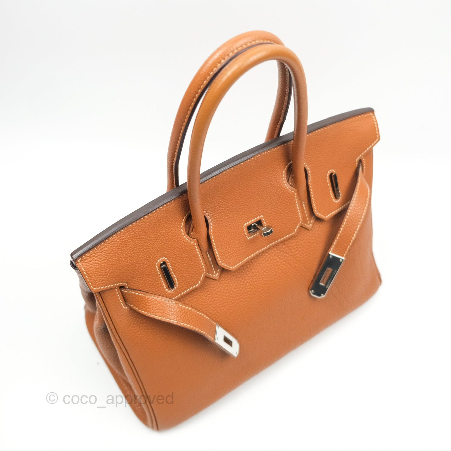 Hermès Birkin 30 Retourne Gold Clemence Palladium Hardware