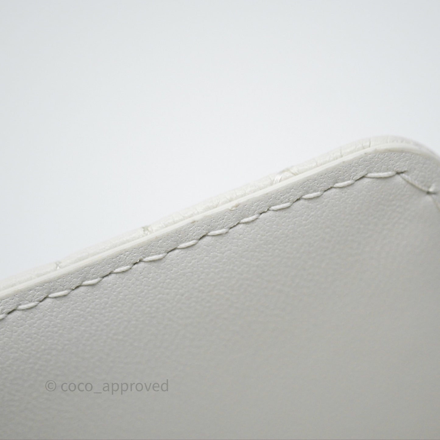 Dior Caro Pouch with Chain Latte Supple Cannage Calfskin