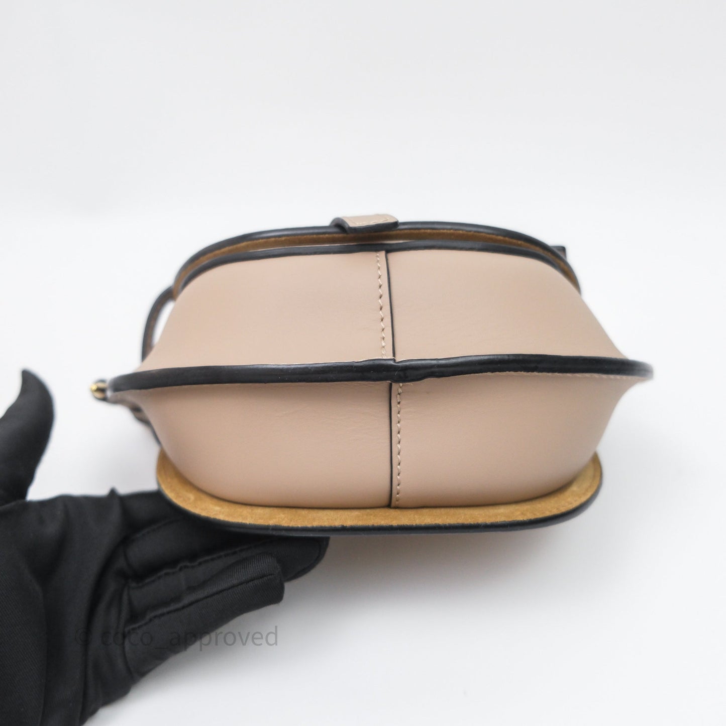 Loewe Mini Gate Dual Bag Beige Sand Soft Calfskin Jacquard Strap