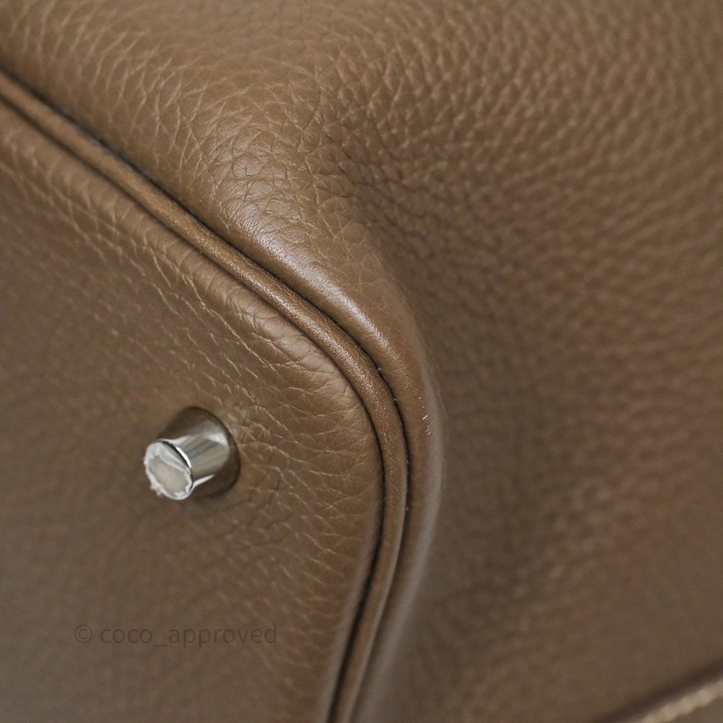 Hermès Picotin 22 Etoupe Clemence Palladium Hardware