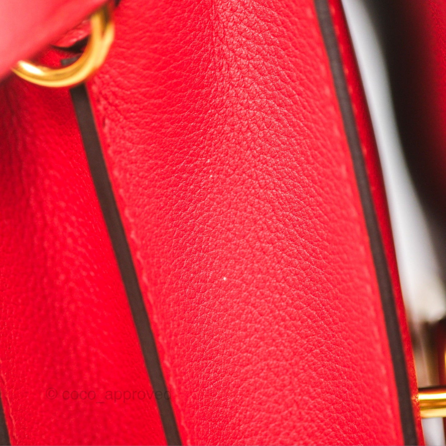 Hermès Roulis Mini 18 Rouge De Coeur Evercolor Permabrass Hardware