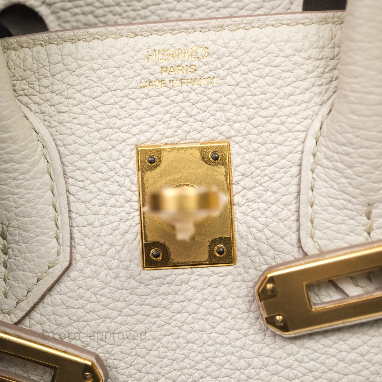 Hermes Birkin 25 Beton Togo Gold Hardware
