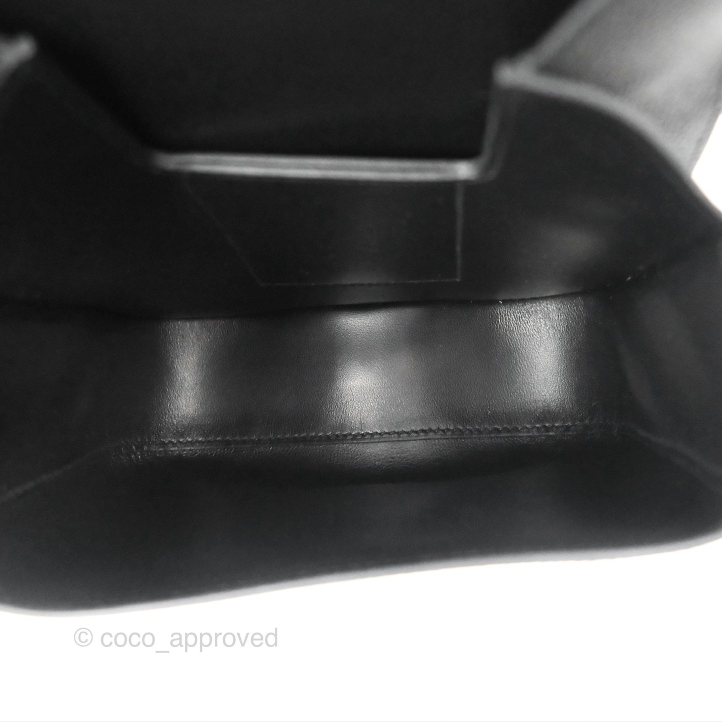 Hermès Della Cavalleria Mini Bag Black Epsom Palladium Hardware