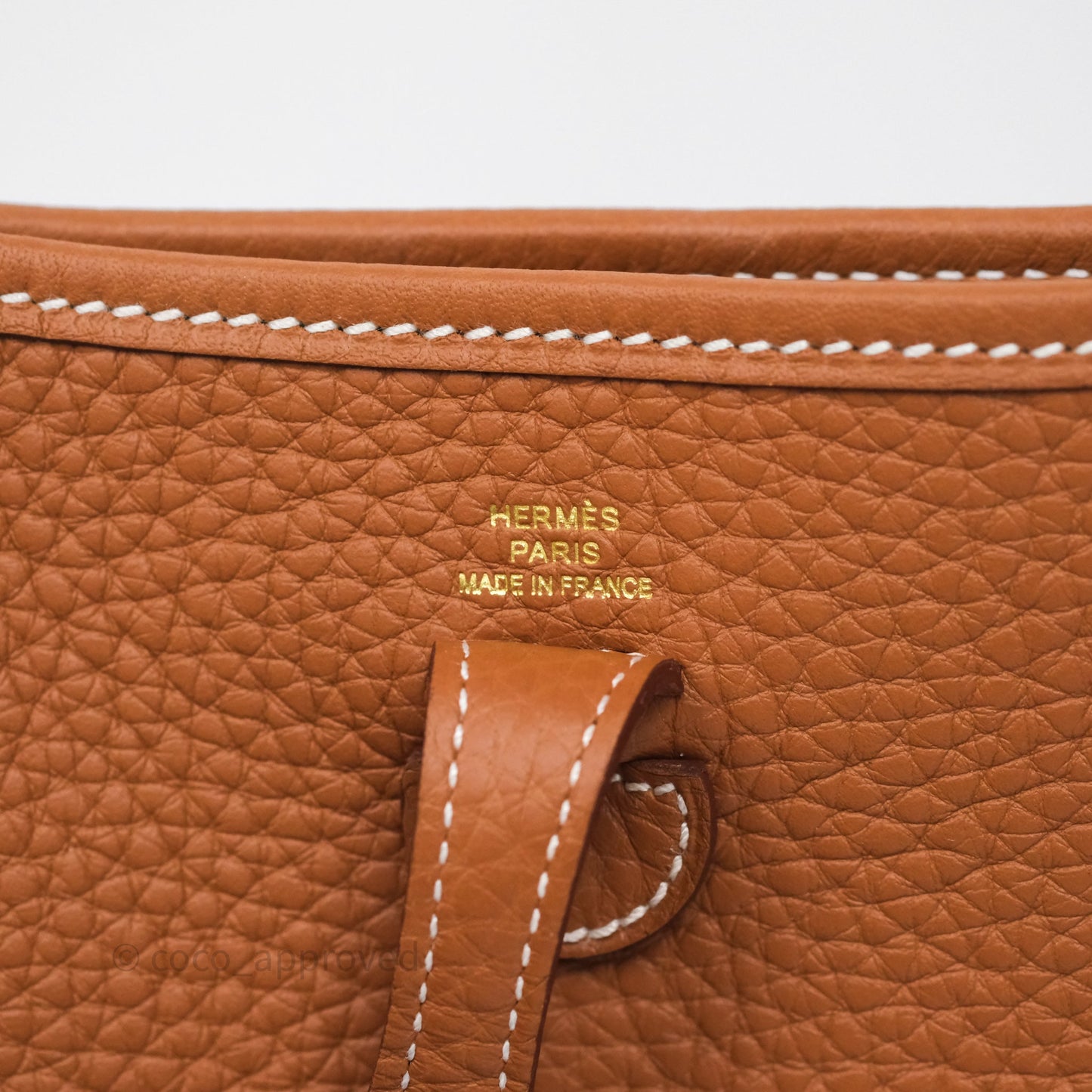 Hermès Mini Evelyne 16 Amazone Gold 37 Clemence Gold Hardware