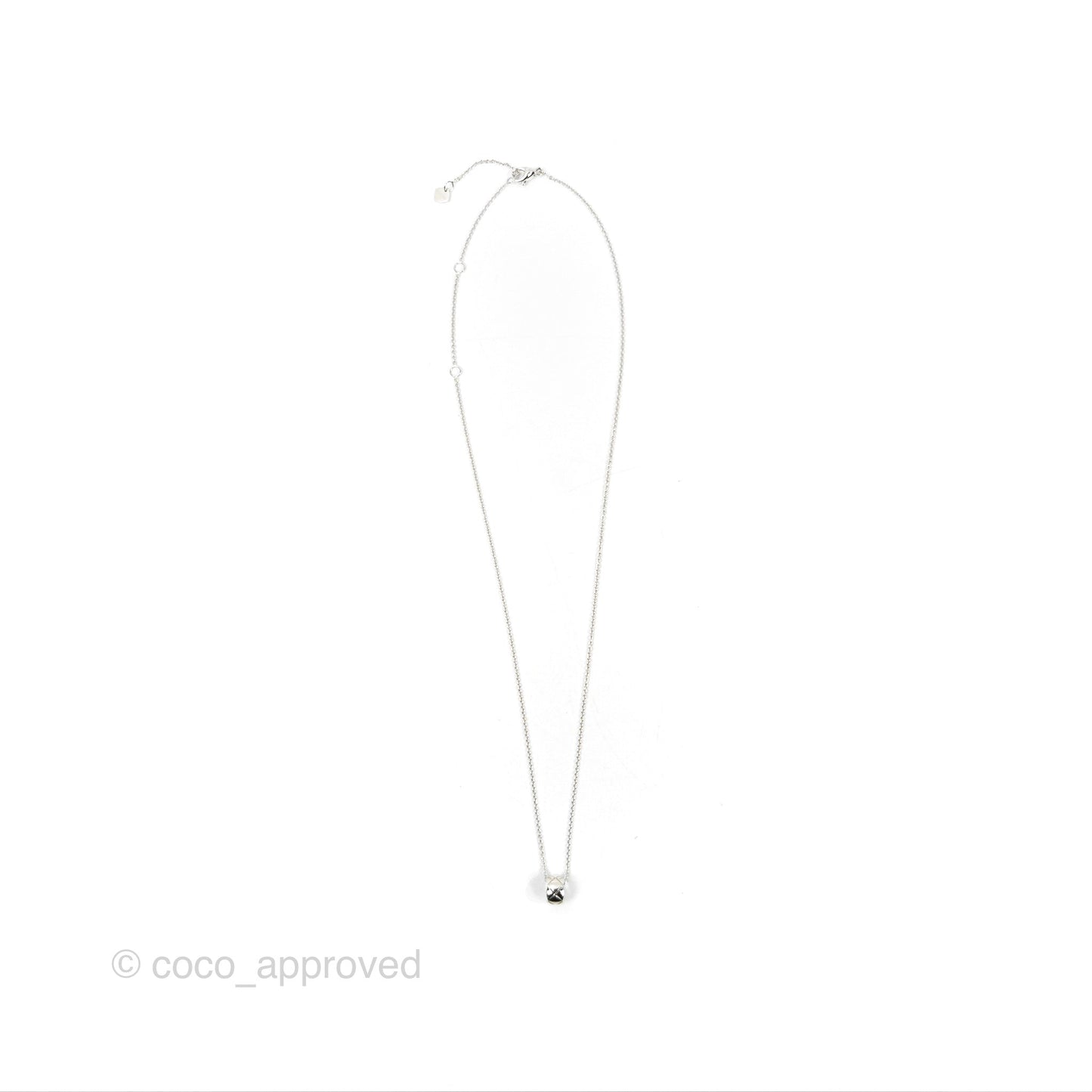 Chanel Coco Crush Necklace 18K White Gold