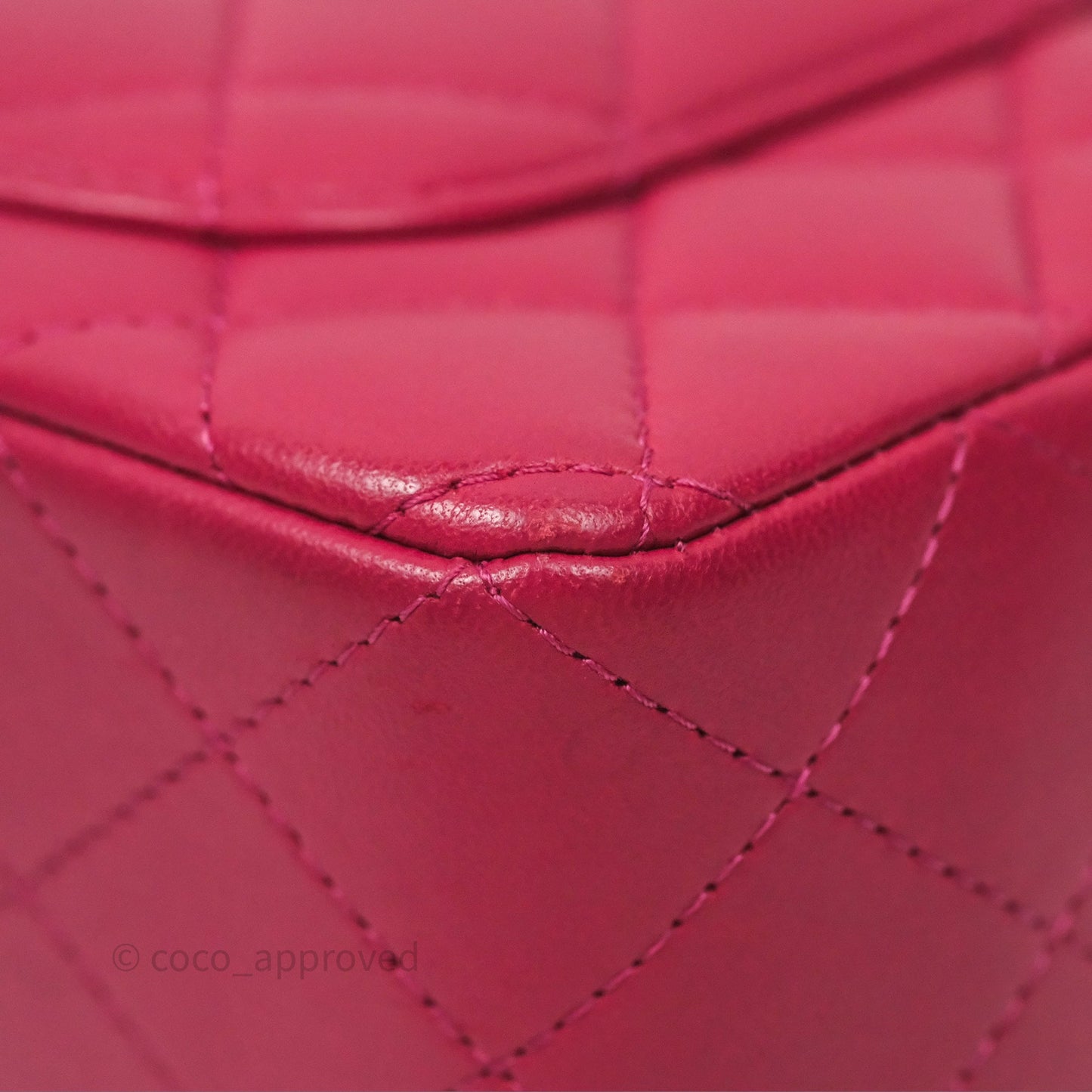 Chanel Top Handle Mini Rectangular Flap Red Lambskin Aged Gold Hardware