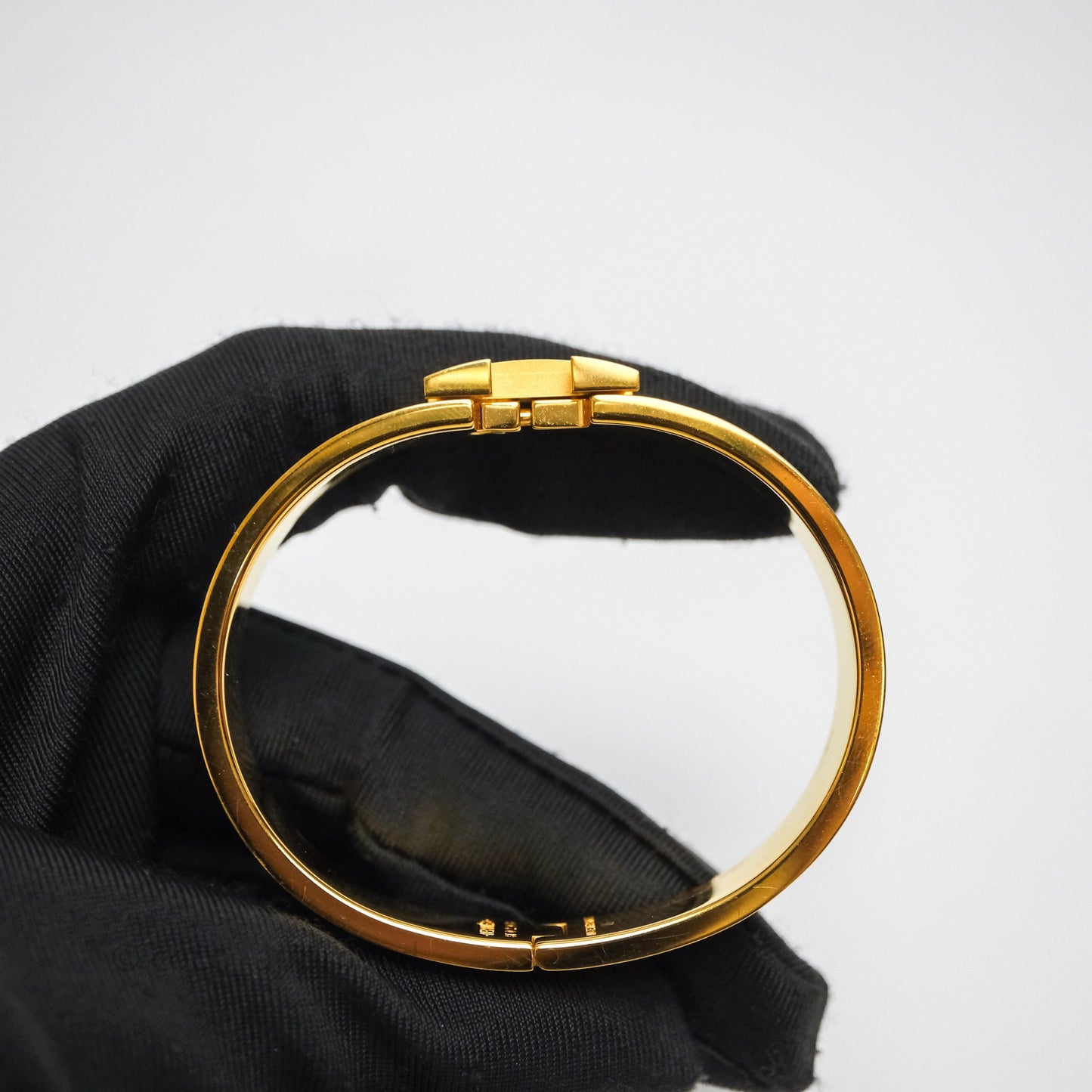 Hermès Clic H Bracelet Anémone Iris Gold Hardware